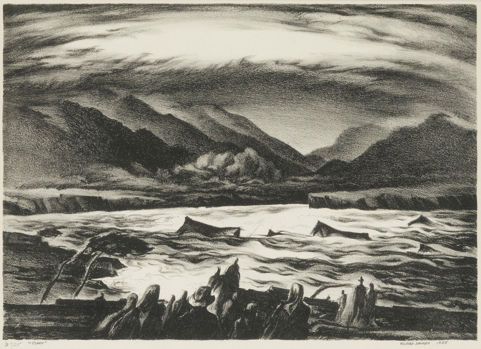 Milford Zornes N.A (1908-2008, Claremont, CA) (1 of 5)