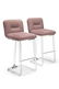 A pair of Leon Frost for Lion In Frost Lucite bar