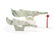 Two hardstone Chinese ceremonial knives