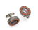 A pair of Matl gem-set cufflinks