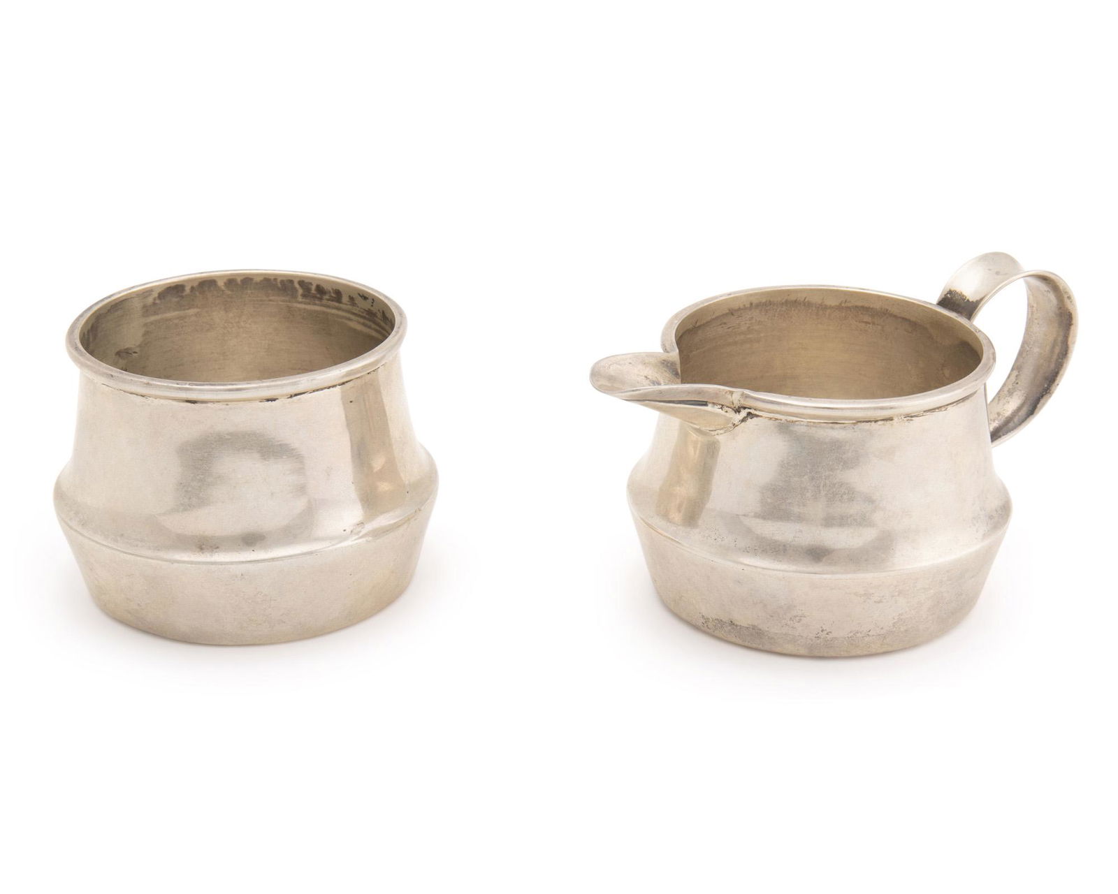 A William Spratling sterling silver cream and sugar set (1 of 3)