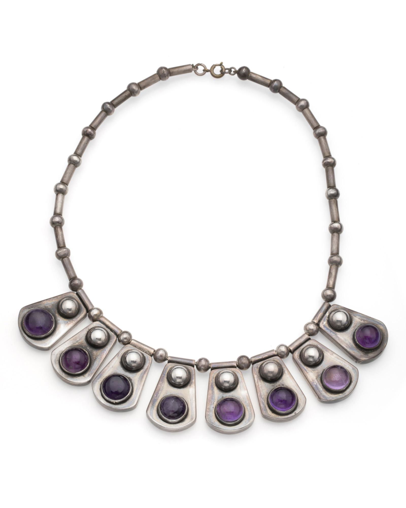 A Rafael Dominguez silver and amethyst necklace (1 of 3)