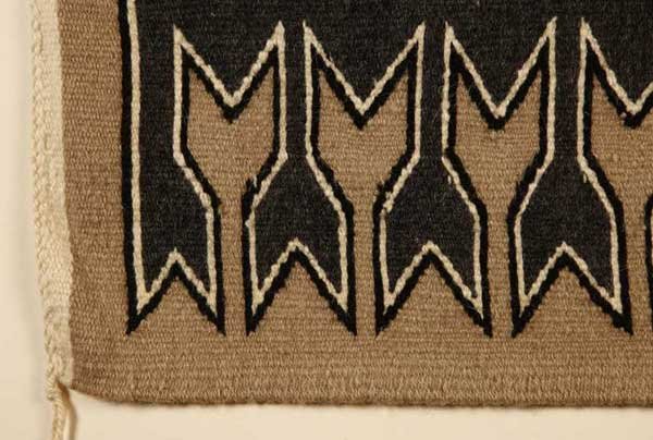 A Navajo woolen Yei pictorial rug - 2