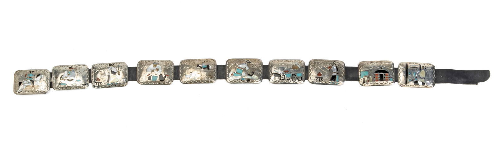 A Navajo Benjamin Becenti storyteller silver concho (1 of 4)