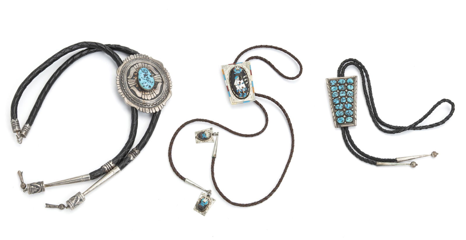 Three Southwest bolo ties (1 of 3)