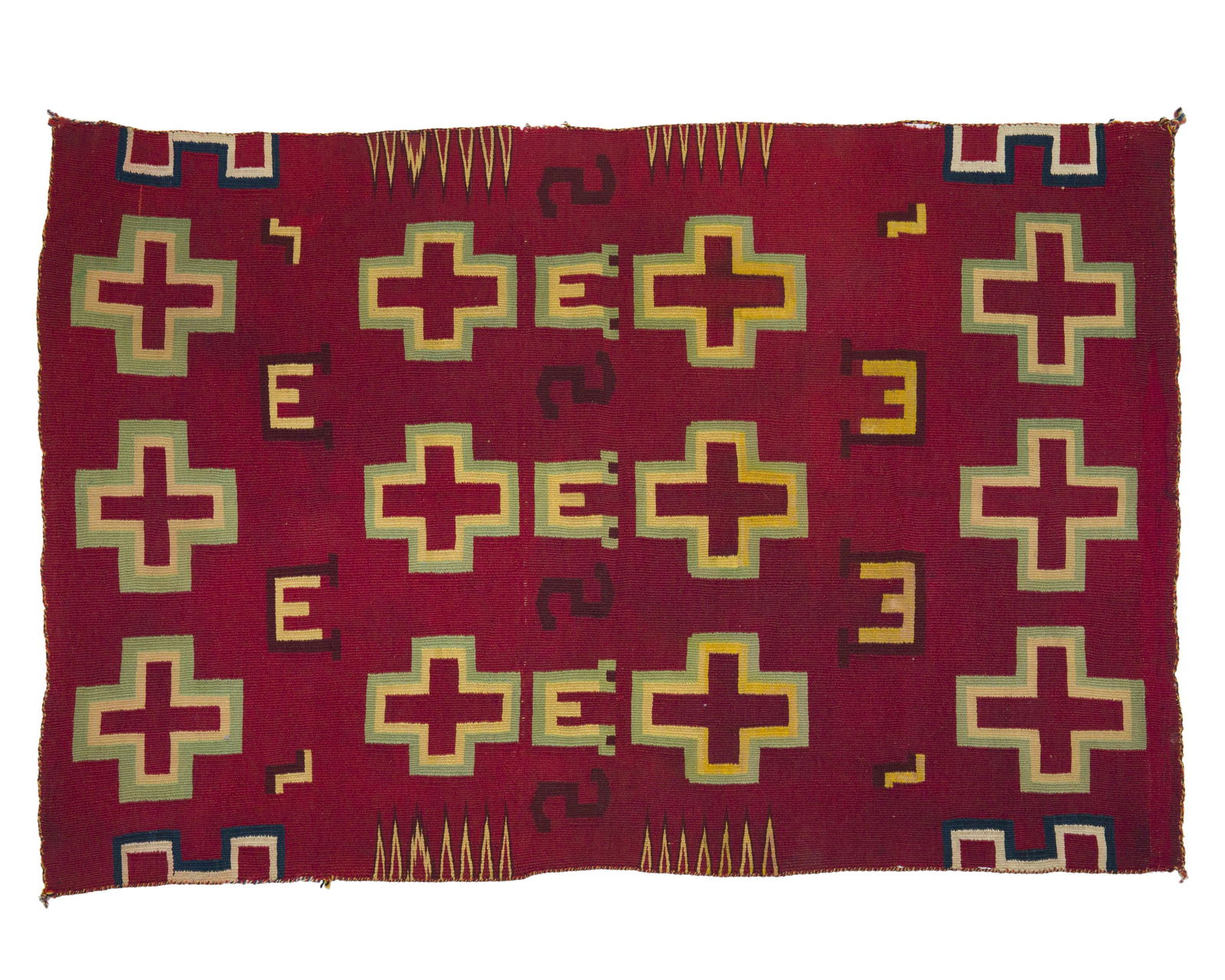 A Late Classic Navajo child's wearing blanket (1 of 3)