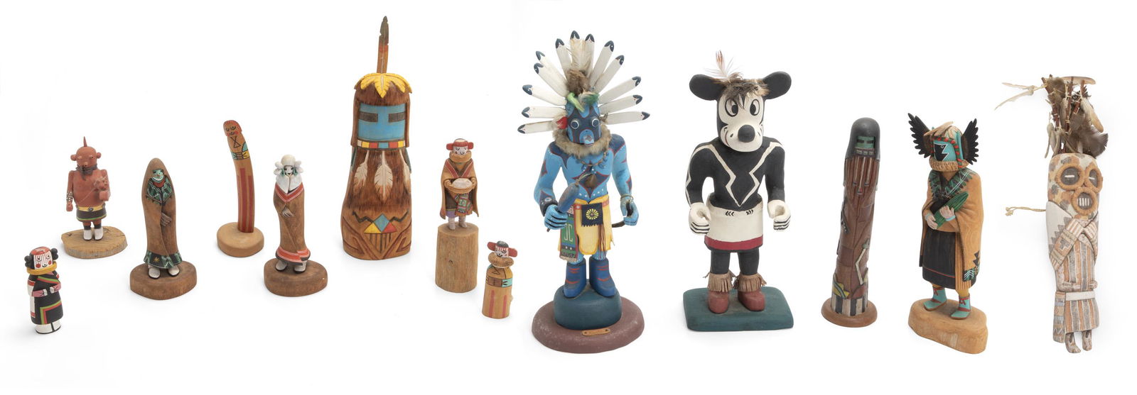 Thirteen Katchina figures (1 of 7)