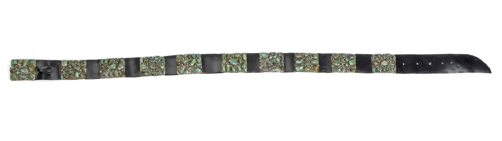 A Robert Platero turquoise concho belt (1 of 3)