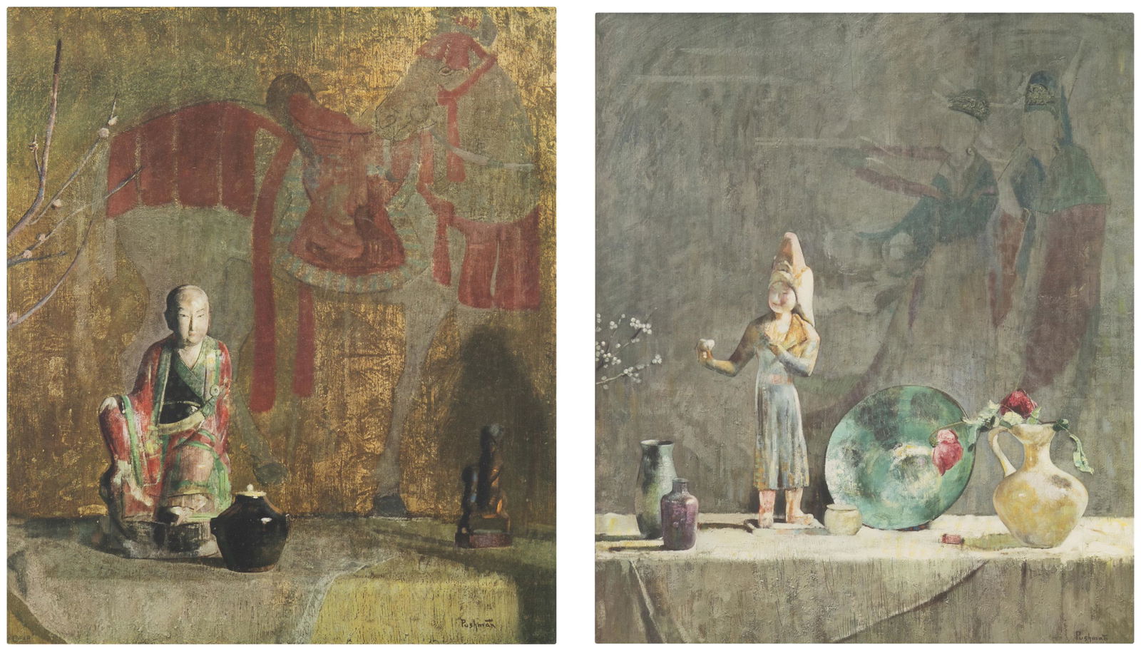 Hovsep Pushman (1877-1966, New York, NY) (1 of 8)