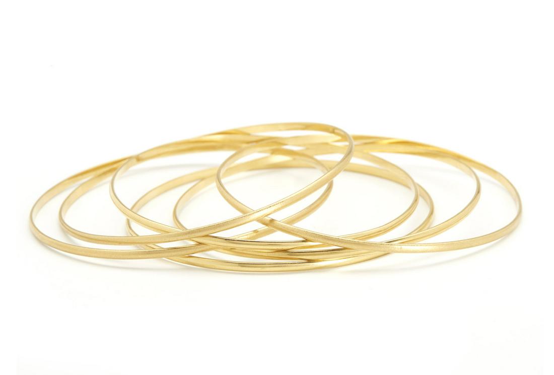 Six gold bangles (1 of 1)