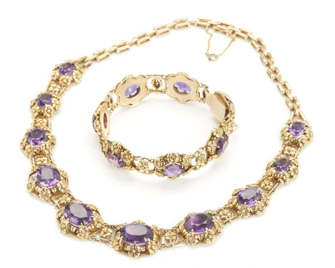 A set of amethyst jewelry (1 of 1)