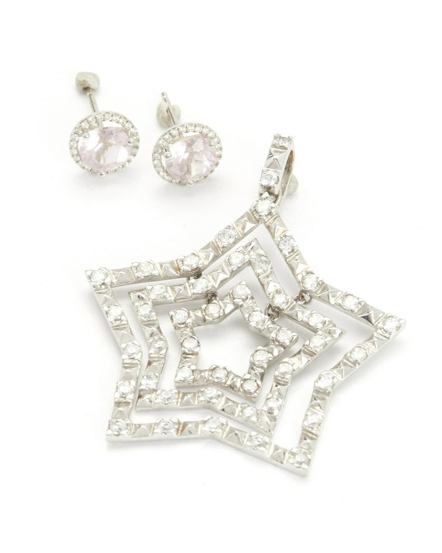 A group of diamond jewelry items (1 of 1)