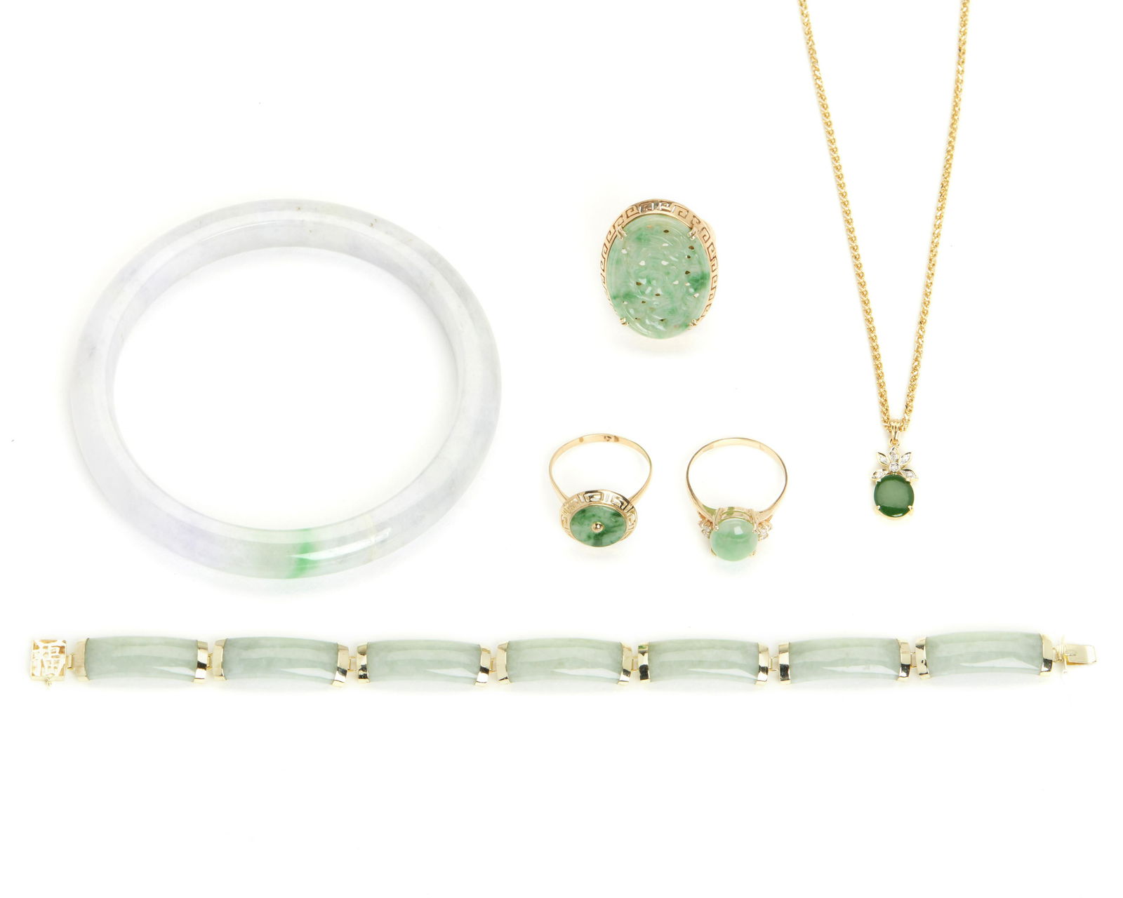 A group of jade jewelry (1 of 1)