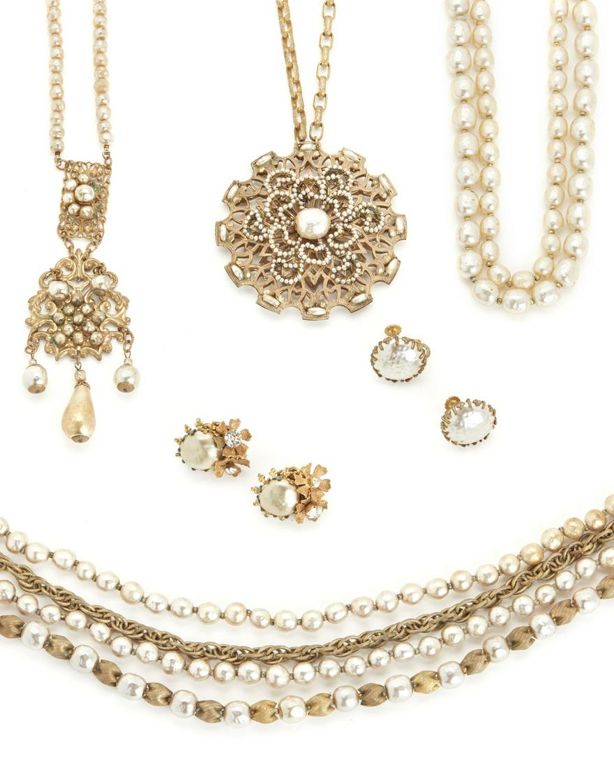 A group of Miriam Haskell jewelry (1 of 1)