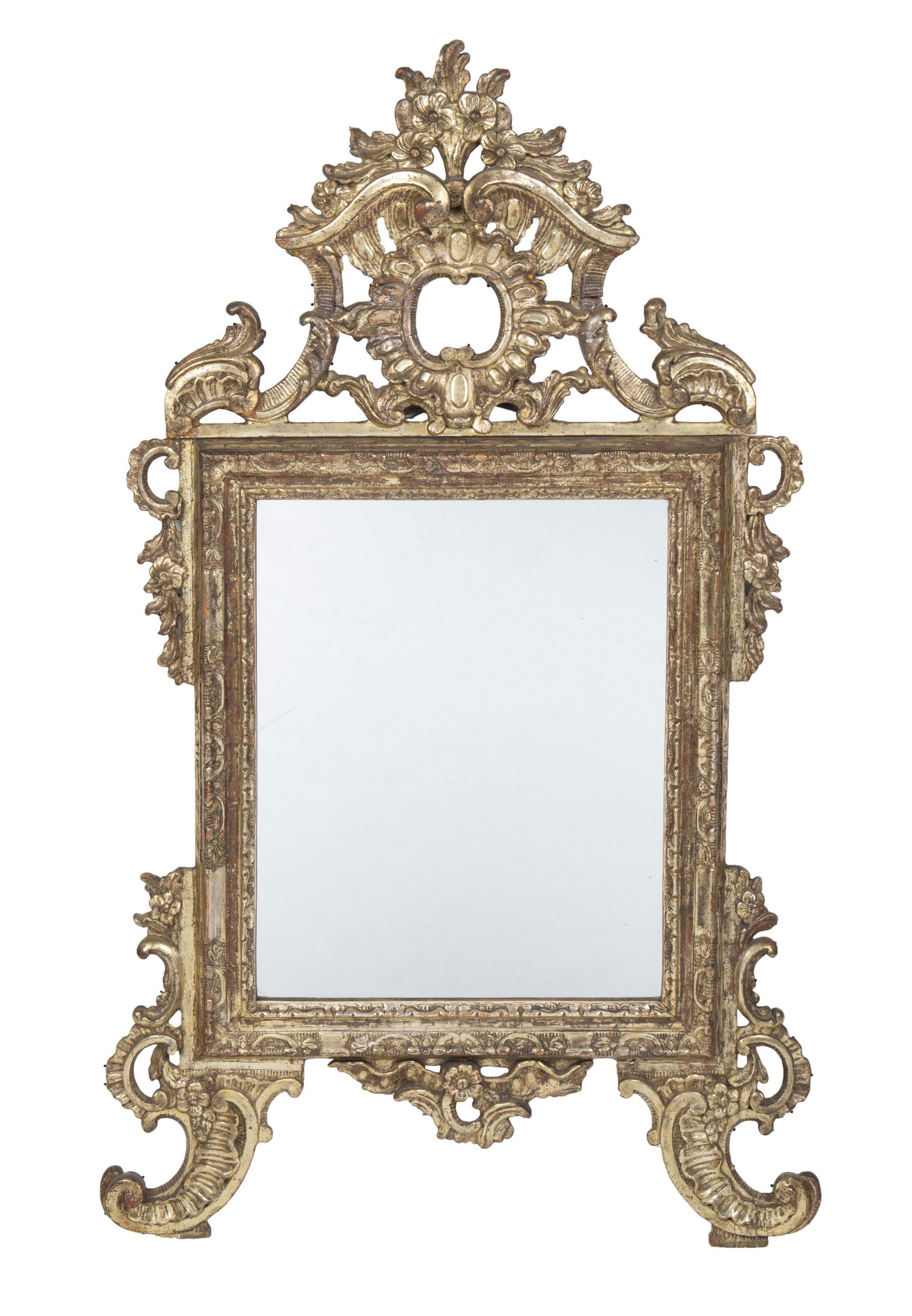 A Louis XVI-style giltwood wall mirror (1 of 2)