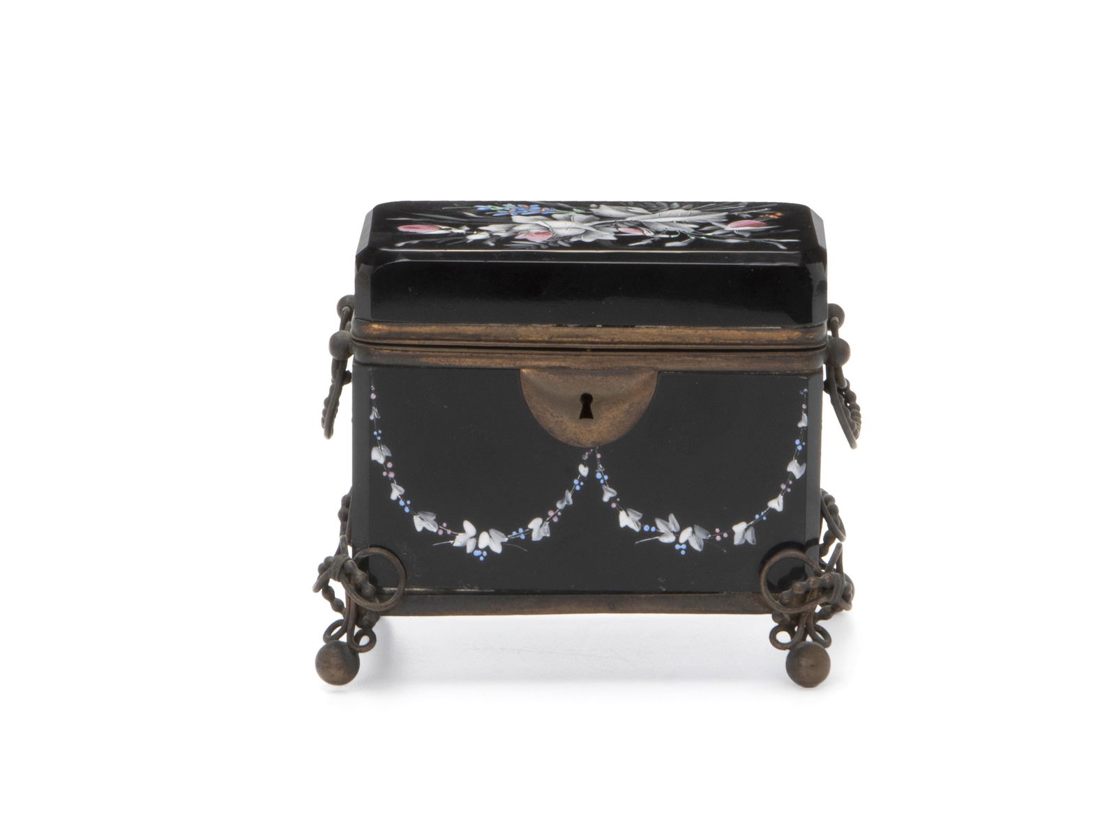 A French enameled glass jewel box (1 of 4)