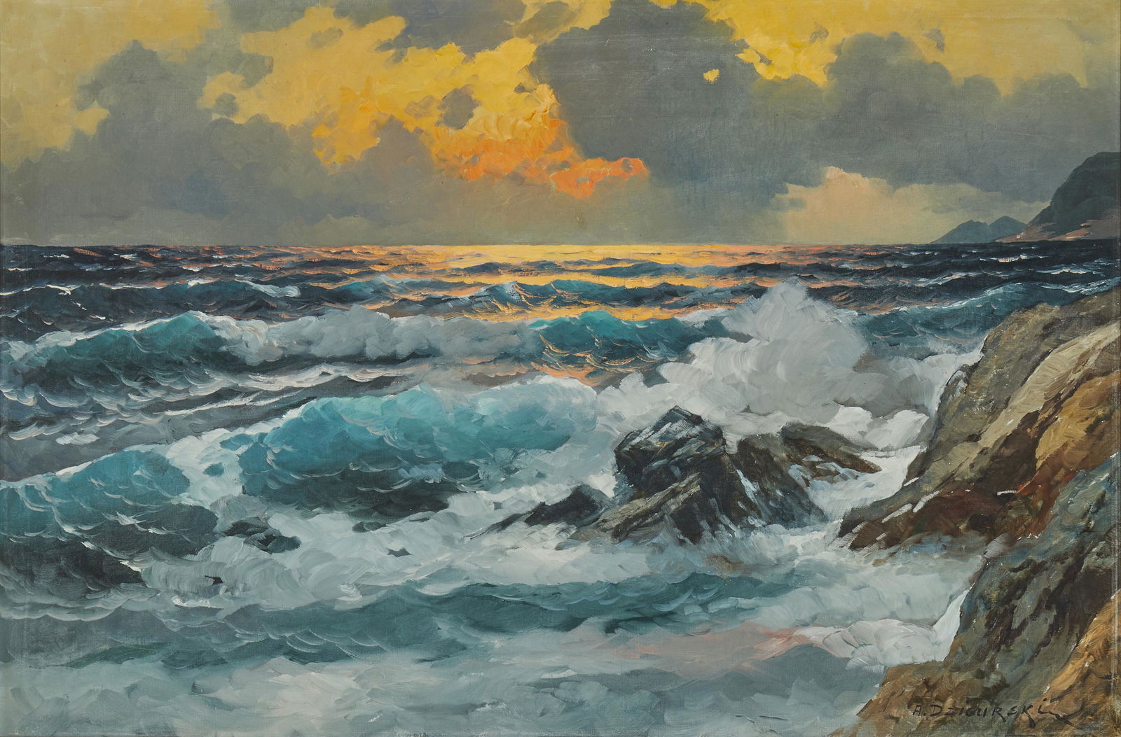 Alexander Dzigurski (1911-1995, Los Angeles, CA) (1 of 5)