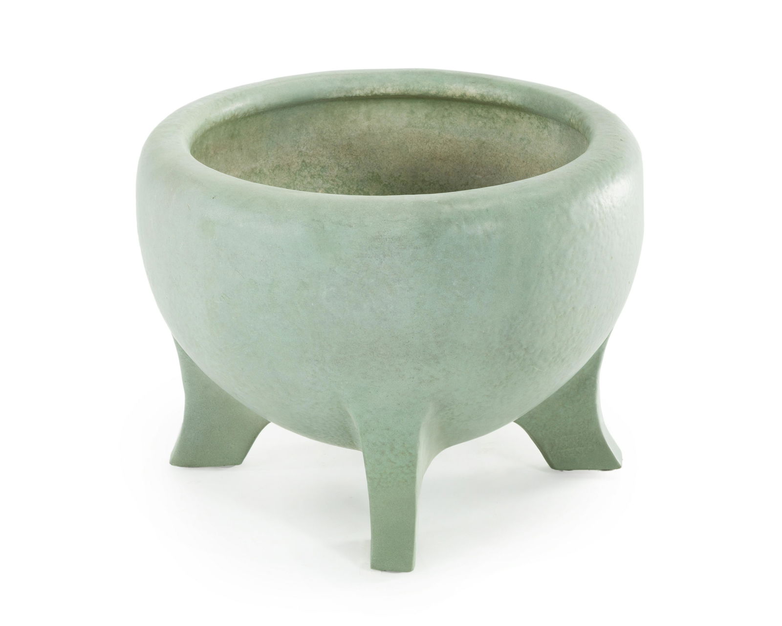 A Teco footed jardiniere garden pot (1 of 3)