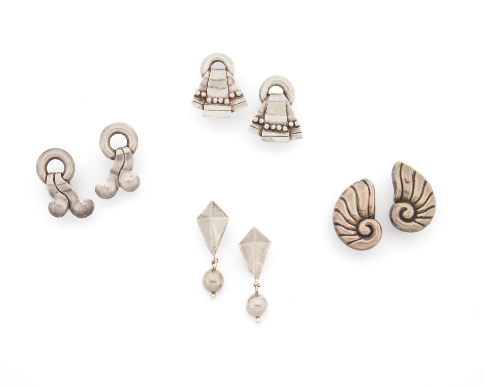 A group William Spratling silver earrings (1 of 5)