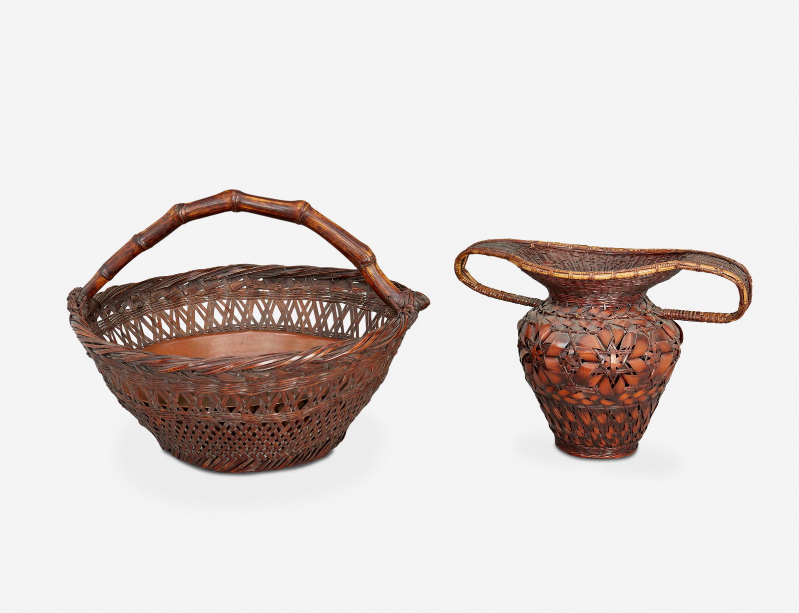 Two Japanese Ikebana baskets (1 of 6)