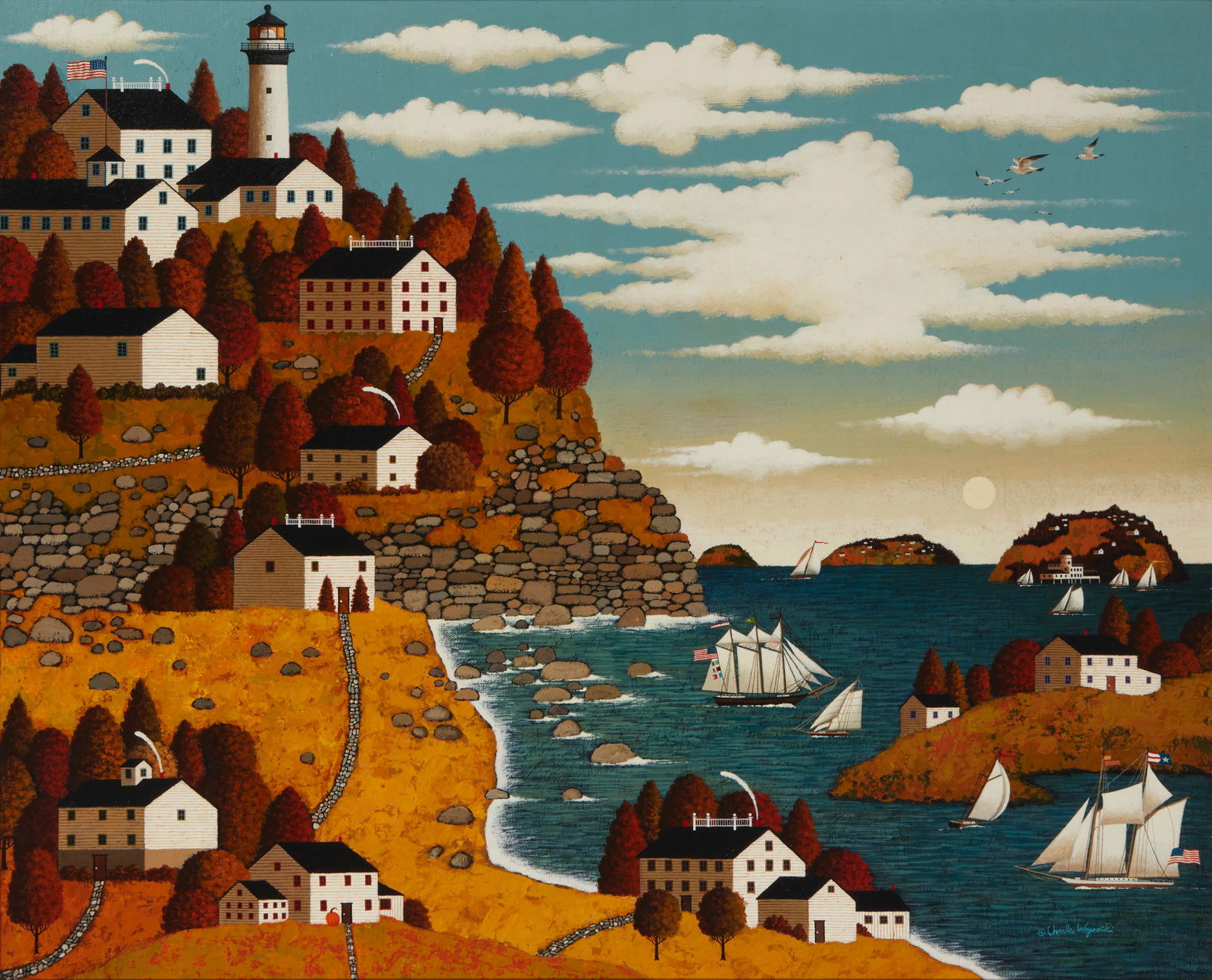 Charles Wysocki (1928-2002, Los Angeles, CA) (1 of 5)