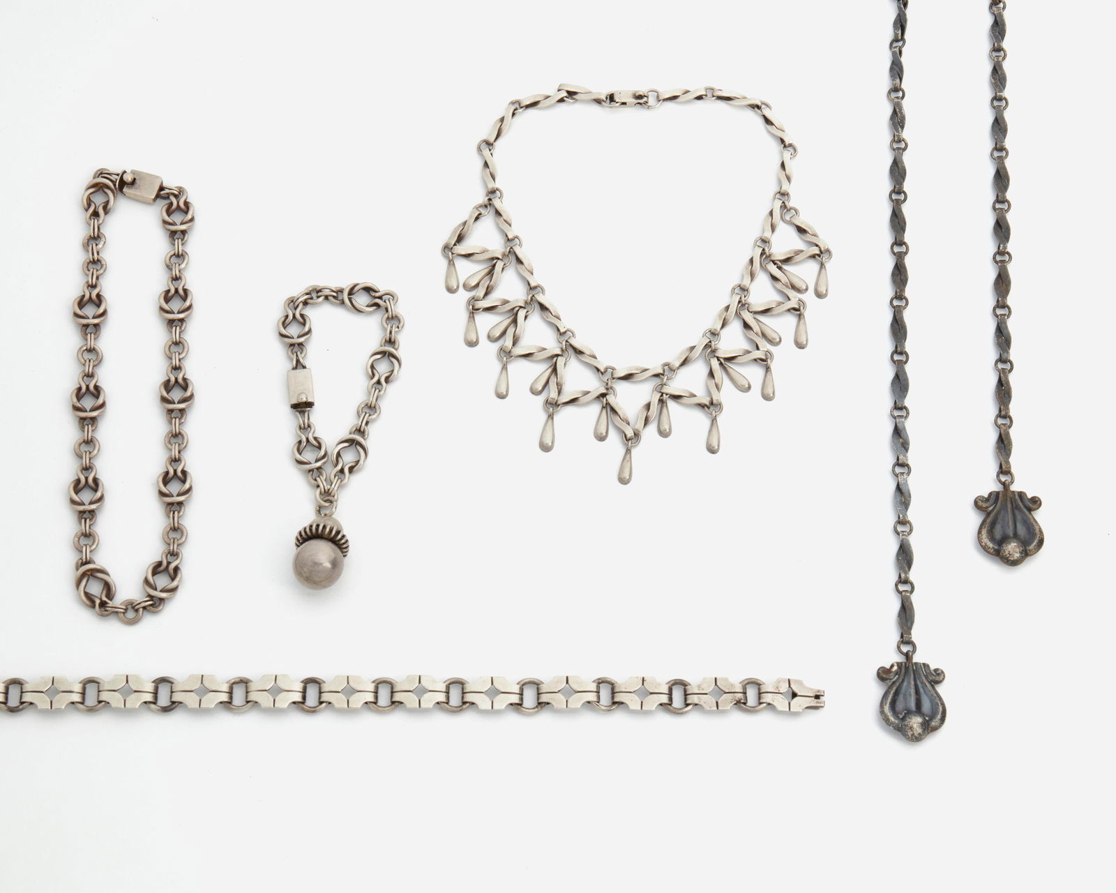 A group of Mexican silver jewelry (1 of 1)