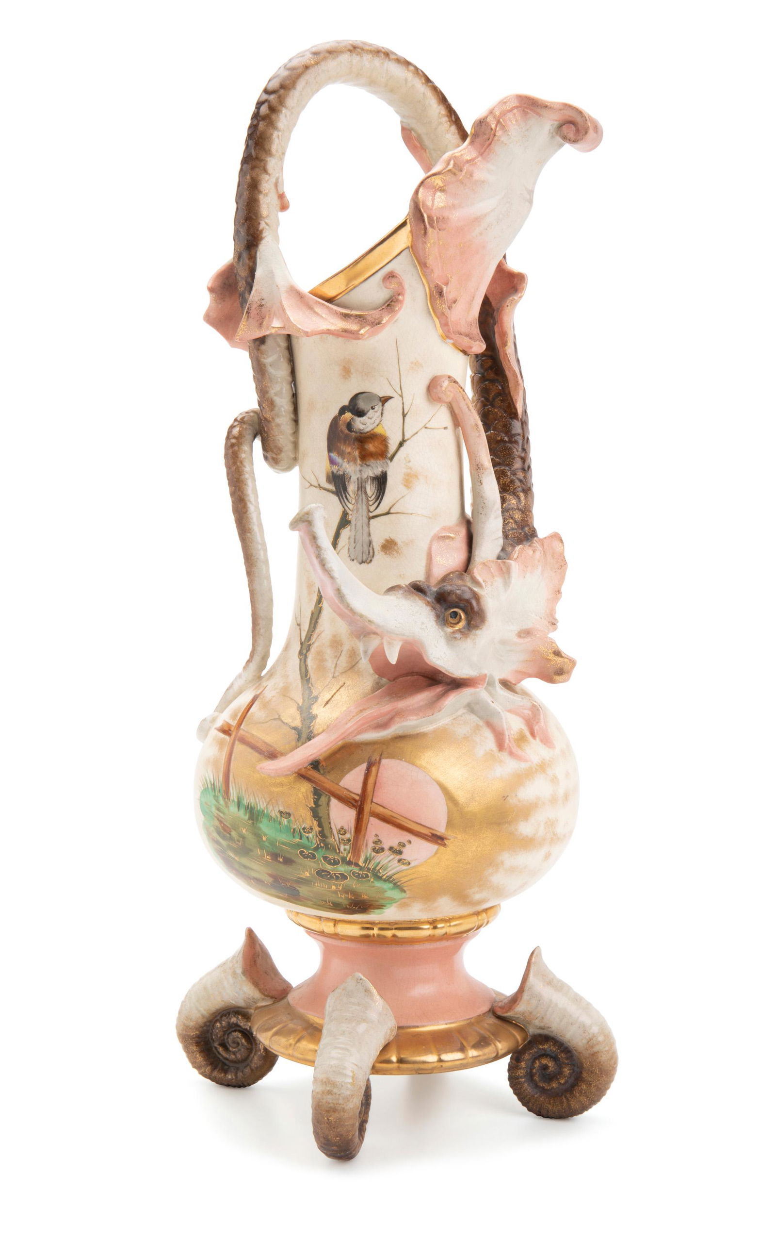 An Amphora pitcher with dragon and birds (1 of 4)