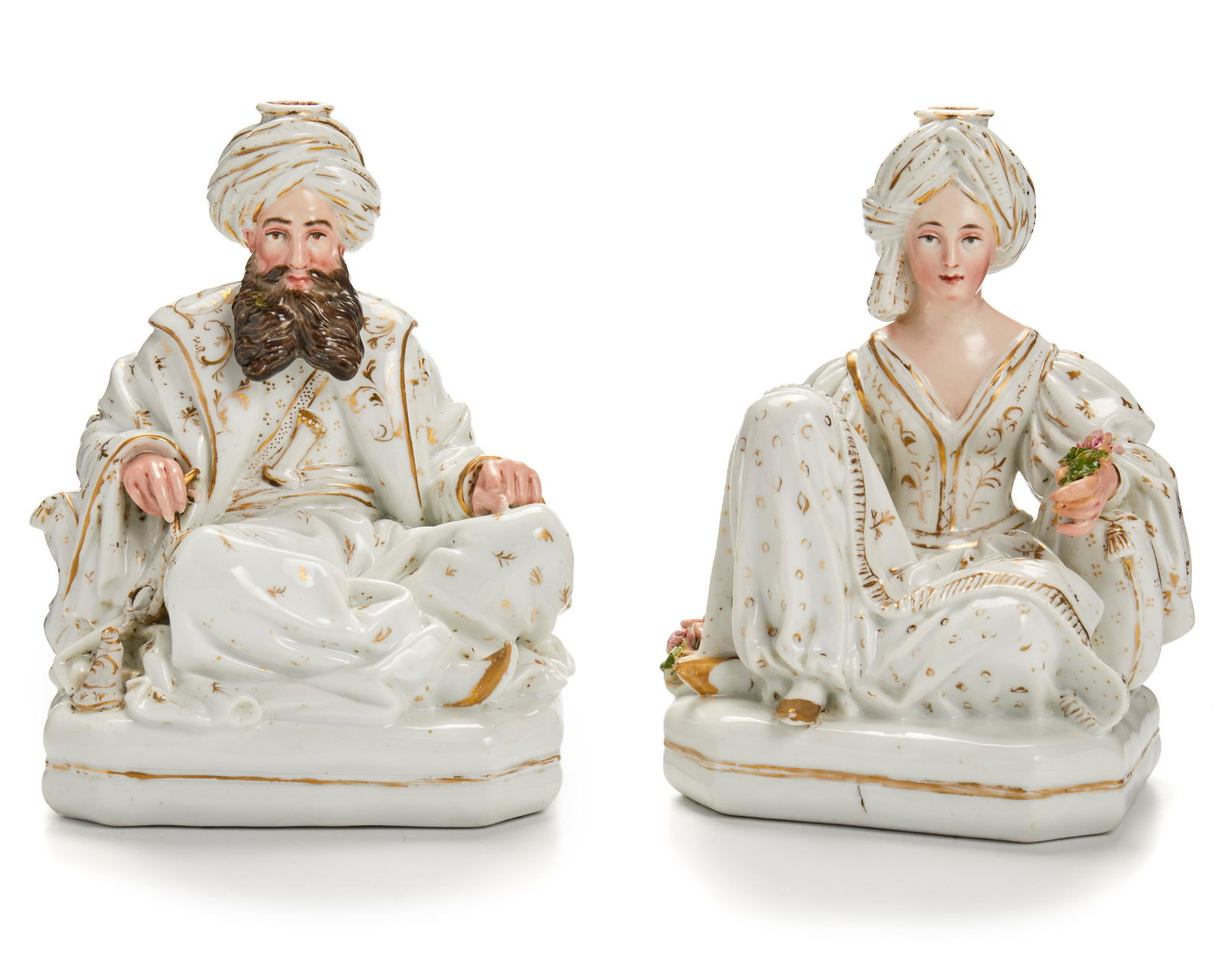 A pair of Jacob Petit porcelain incense holders (1 of 6)
