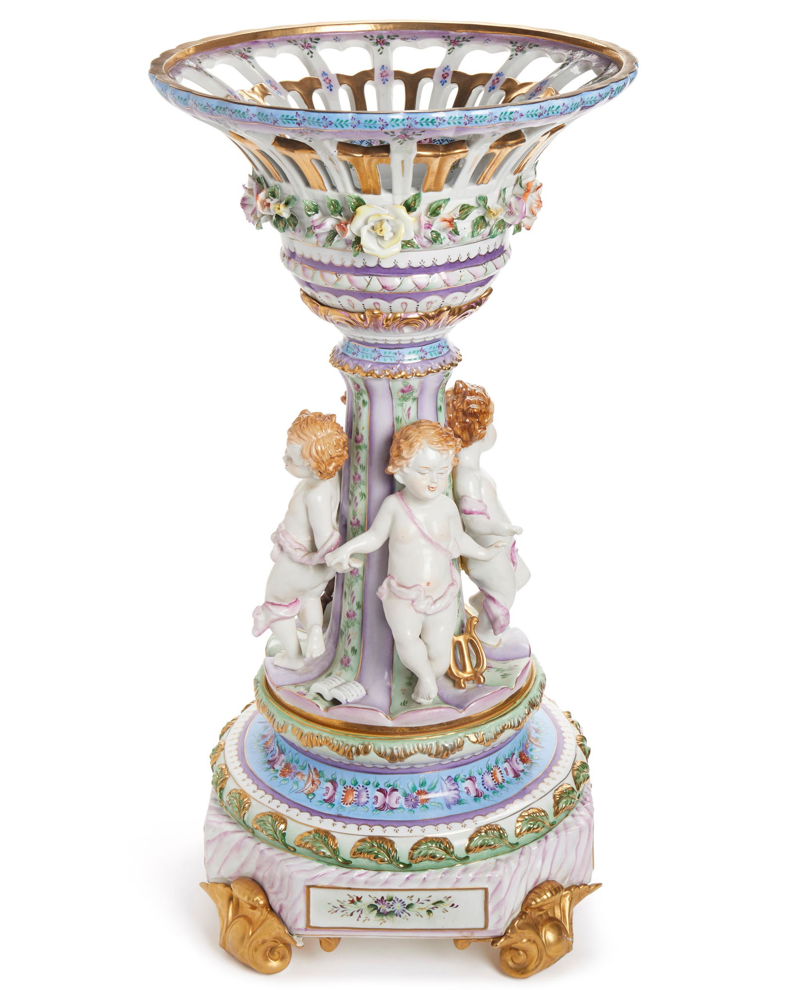A Limoges porcelain centerpiece (1 of 6)