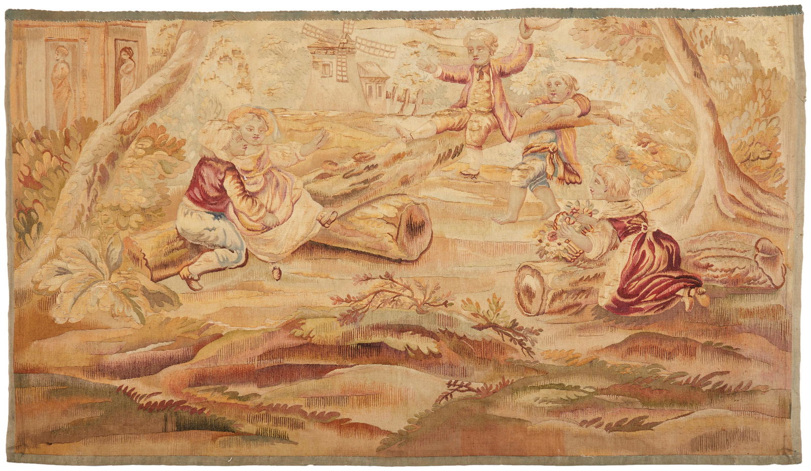 A French wall tapestry (1 of 5)