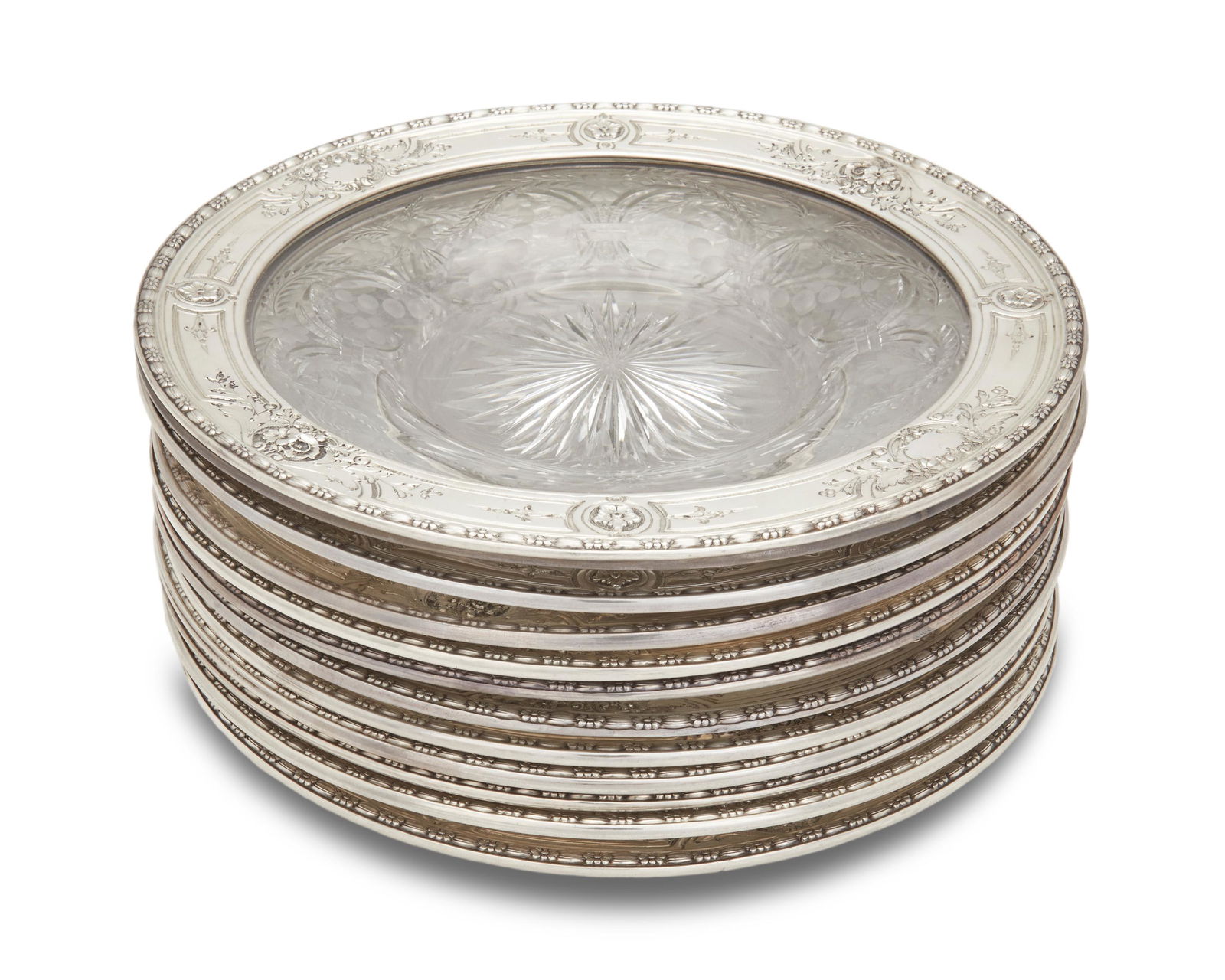 A set of Watson Company sterling silver and cut glass (1 of 3)