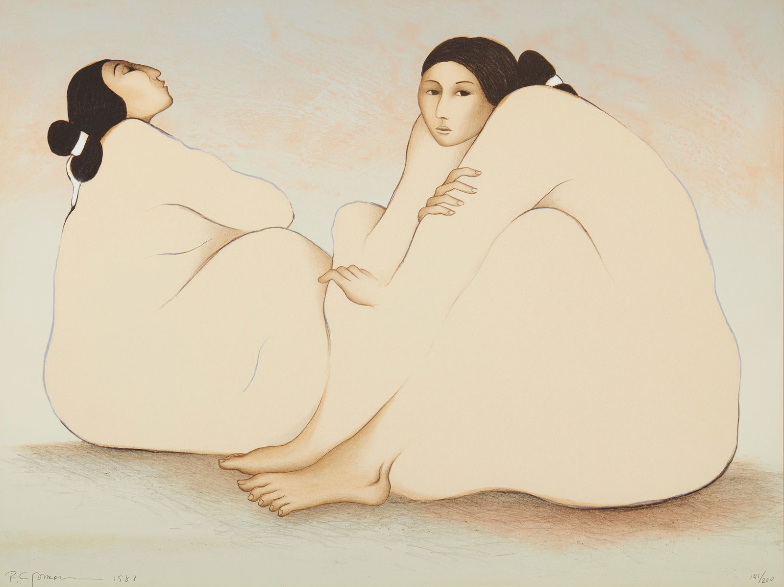 R.C. Gorman (1932-2005, Taos, NM) (1 of 5)