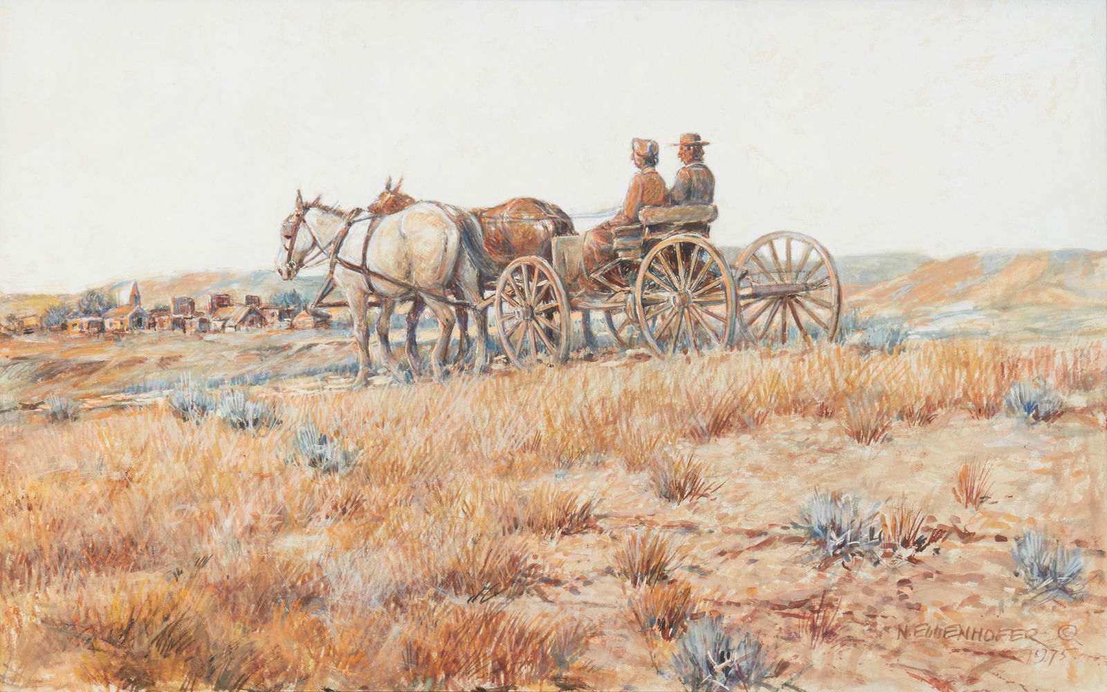 Nick Eggenhofer (1887-1985, Cody, WY) (1 of 6)