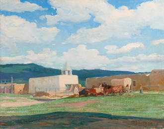 Oscar E. Berninghaus (1874-1952, Taos, NM)