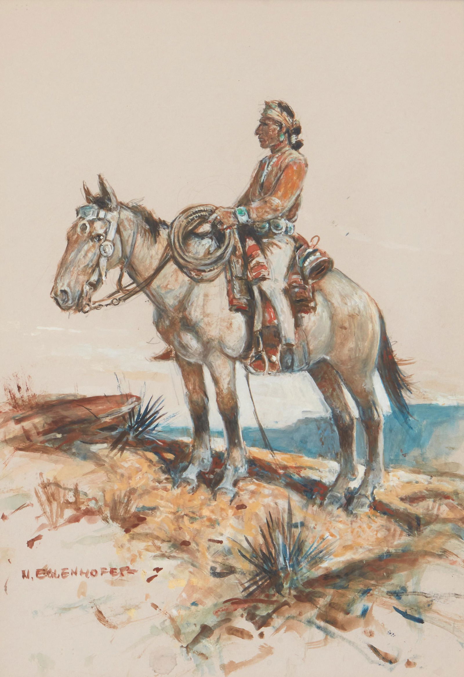 Nick Eggenhofer (1897-1985, Cody, WY) (1 of 5)