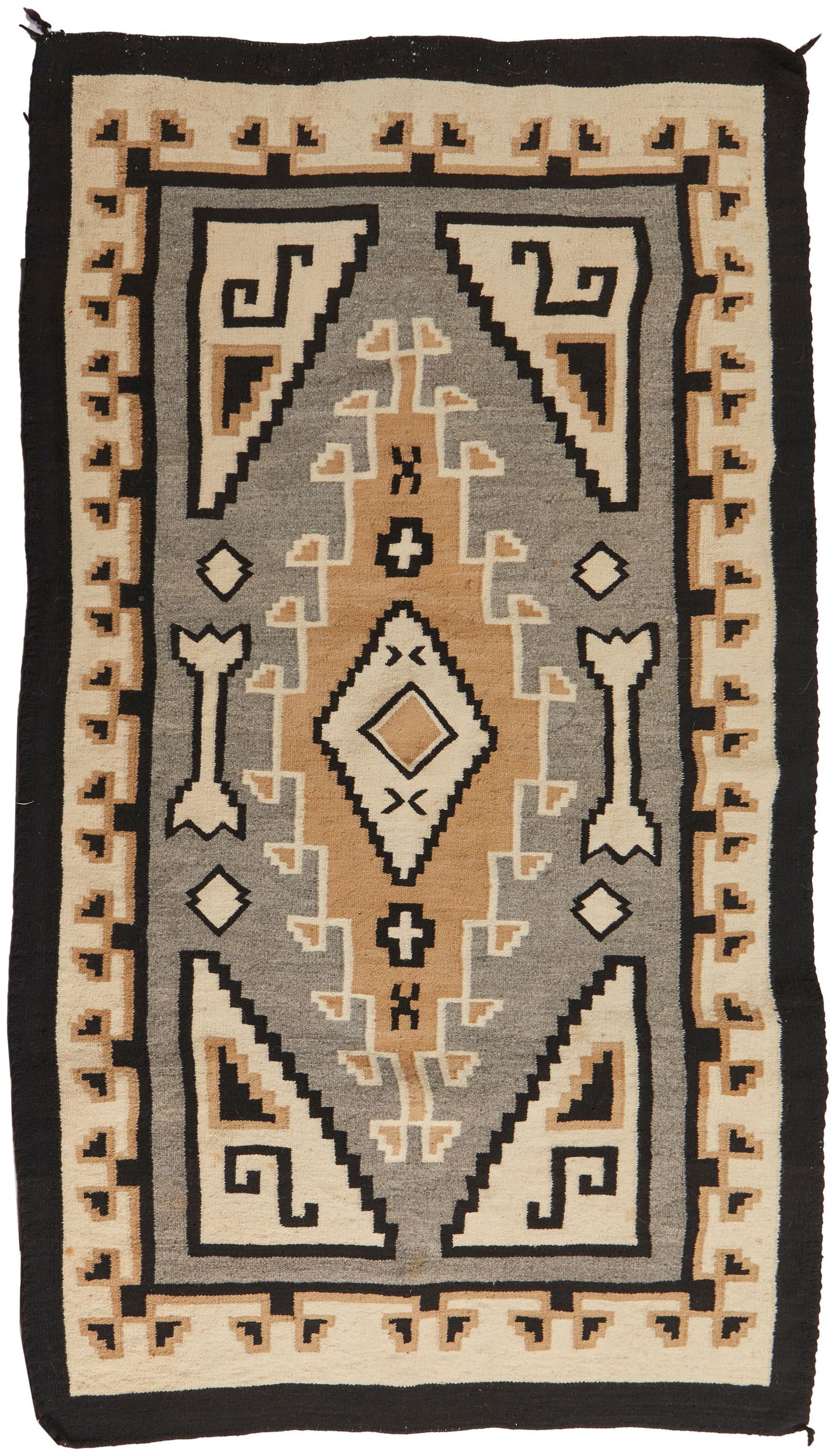 A Navajo Two Greys Hills weaving (1 of 3)