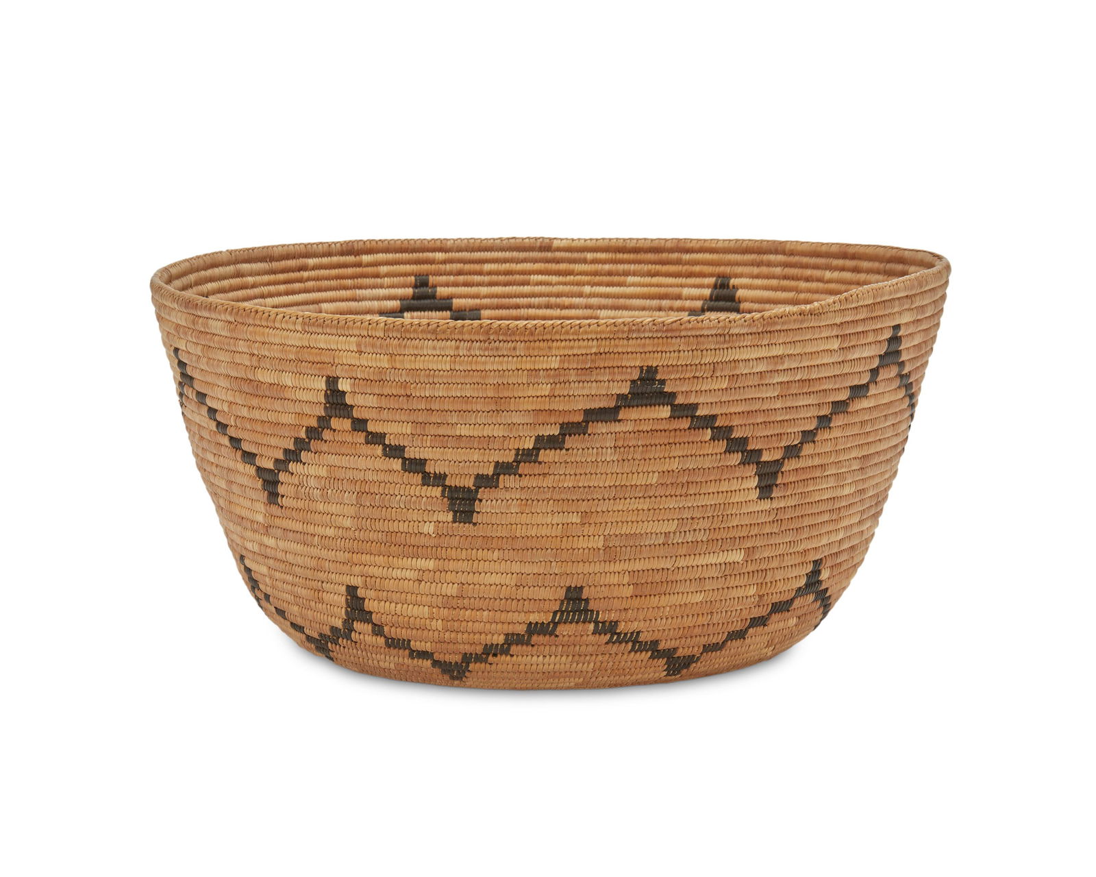 A California Mission/Soboba basketry bowl (1 of 3)