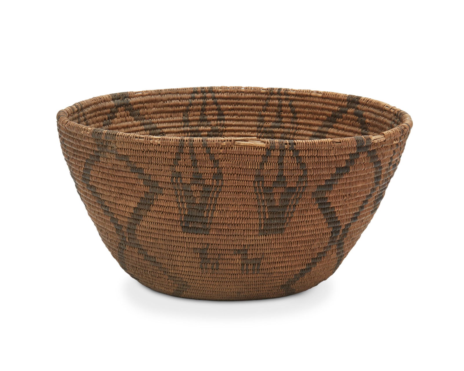 An Apache pictorial basketry bowl (1 of 3)