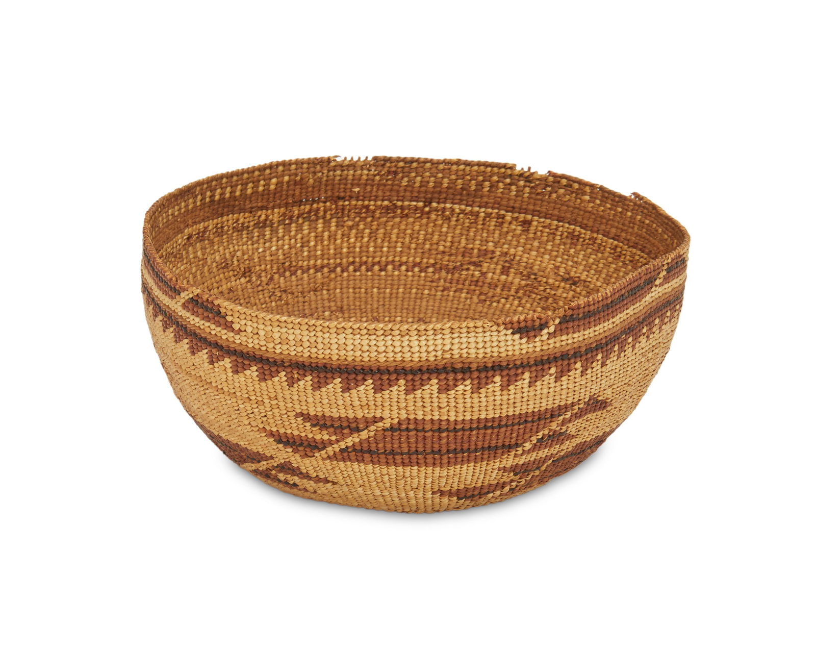 A Hupa basketry hat (1 of 3)