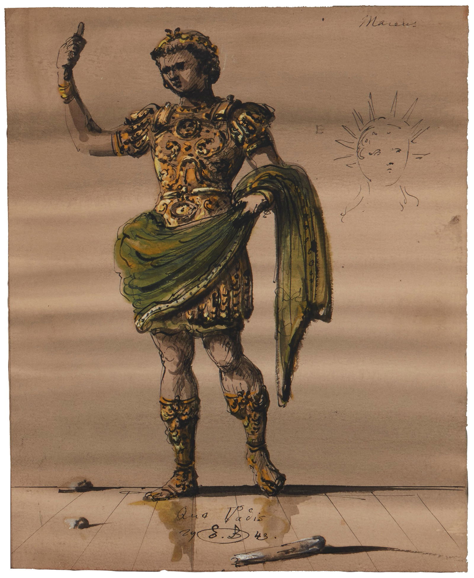 Eugene Berman (1899-1972, American) (1 of 8)