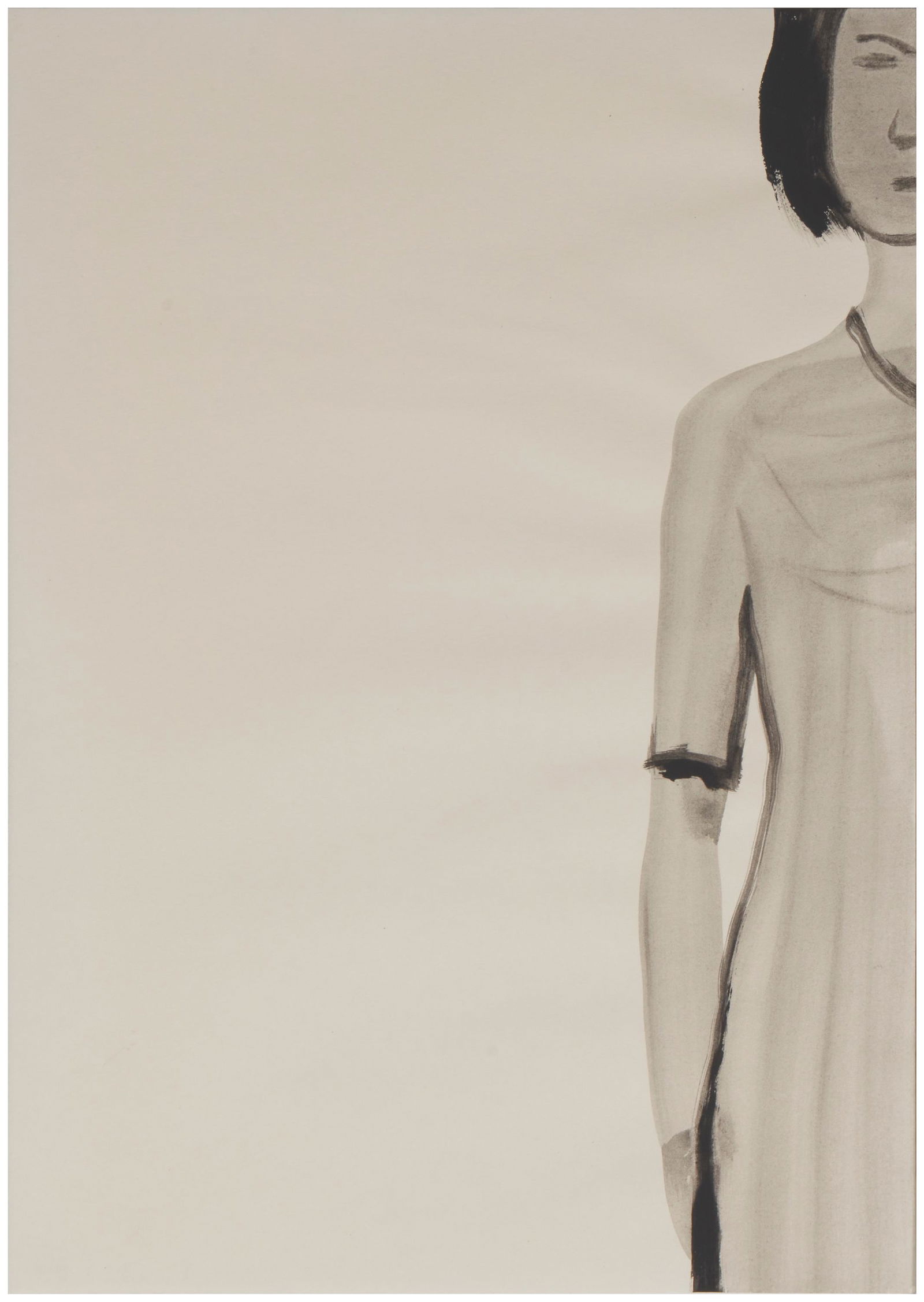 Silvia Bachli (b. 1956, Swiss): Untitled, 1999 Gouache on paper under Plexiglas Initialed, dated, and numbered verso: S.B. / 99 / SB02 103 12.25" H x 8.75" W Provenance: Galerie Nelson, Paris, France Private Collection, Pasade