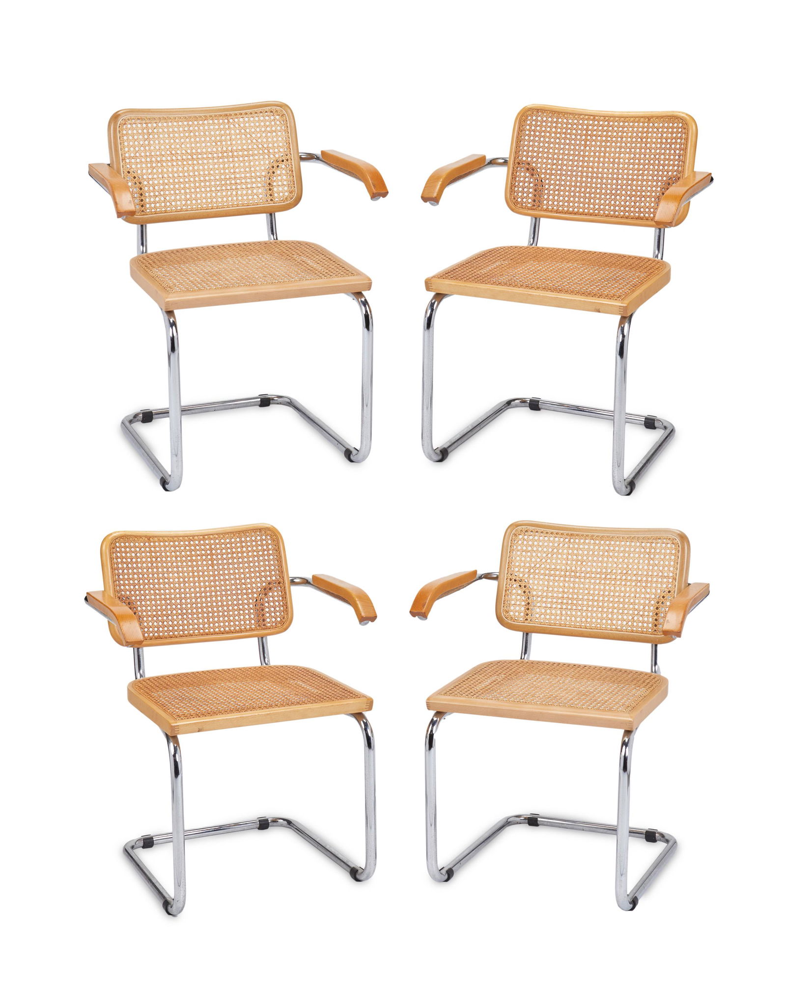 Four Marcel Breuer for Knoll "Cesca" armchairs (1 of 7)
