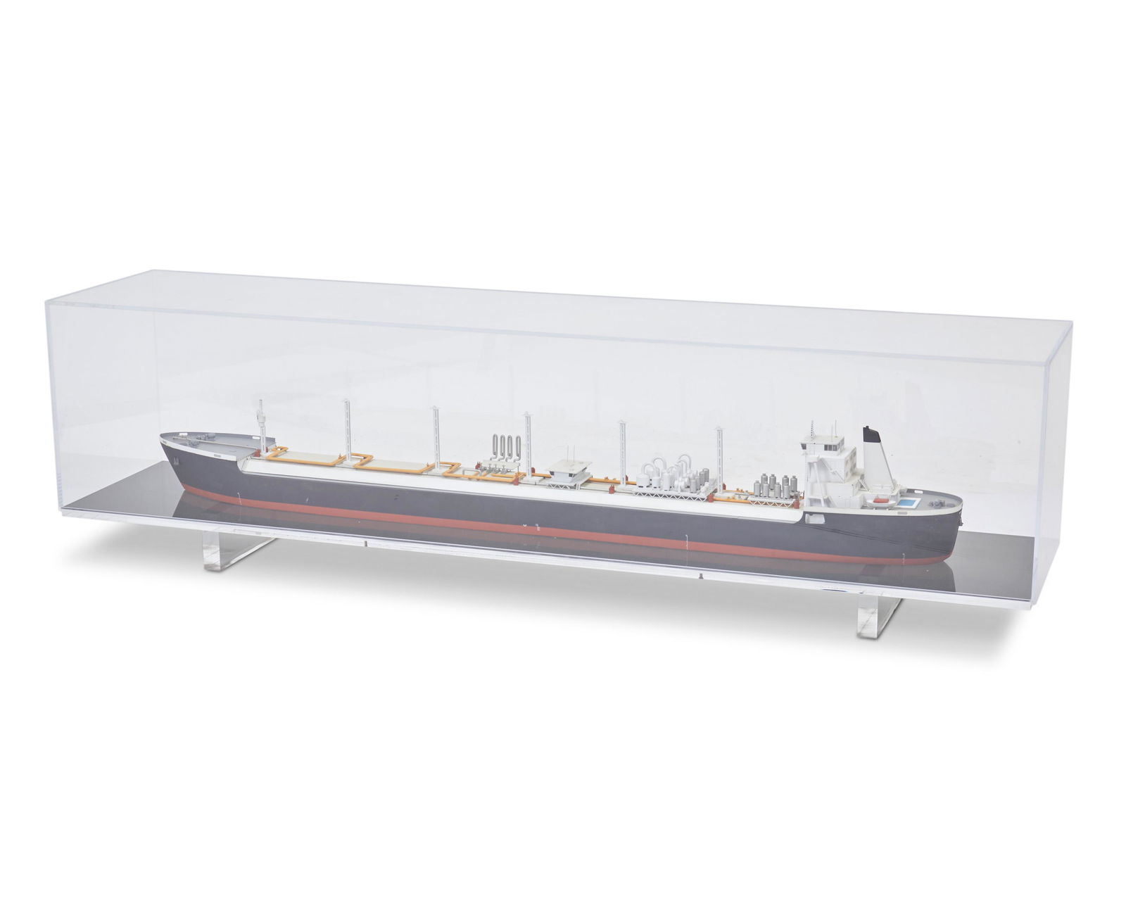 A model of a LNG natural gas carrier tank ship (1 of 7)