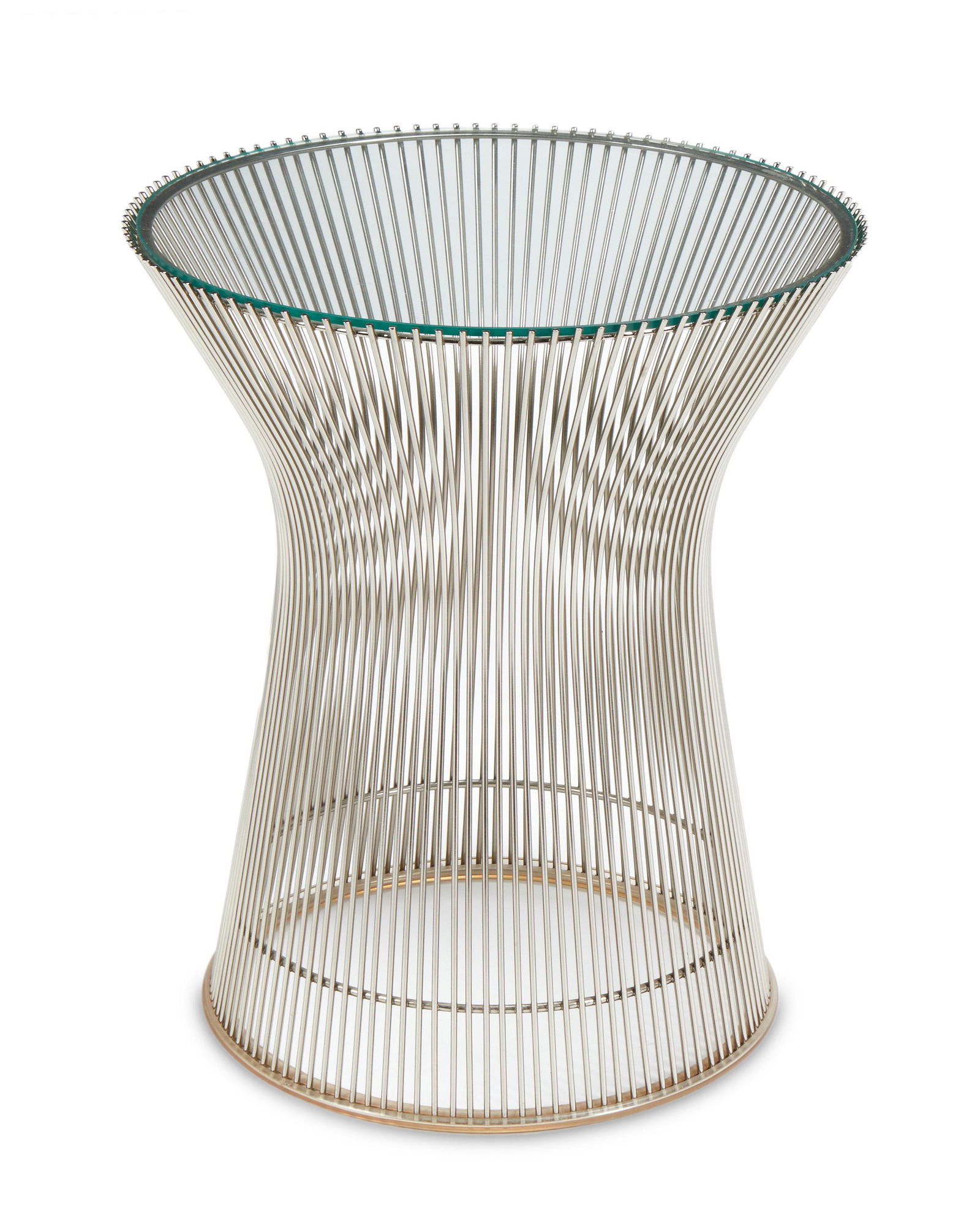 A Warren Platner for Knoll steel side table (1 of 2)
