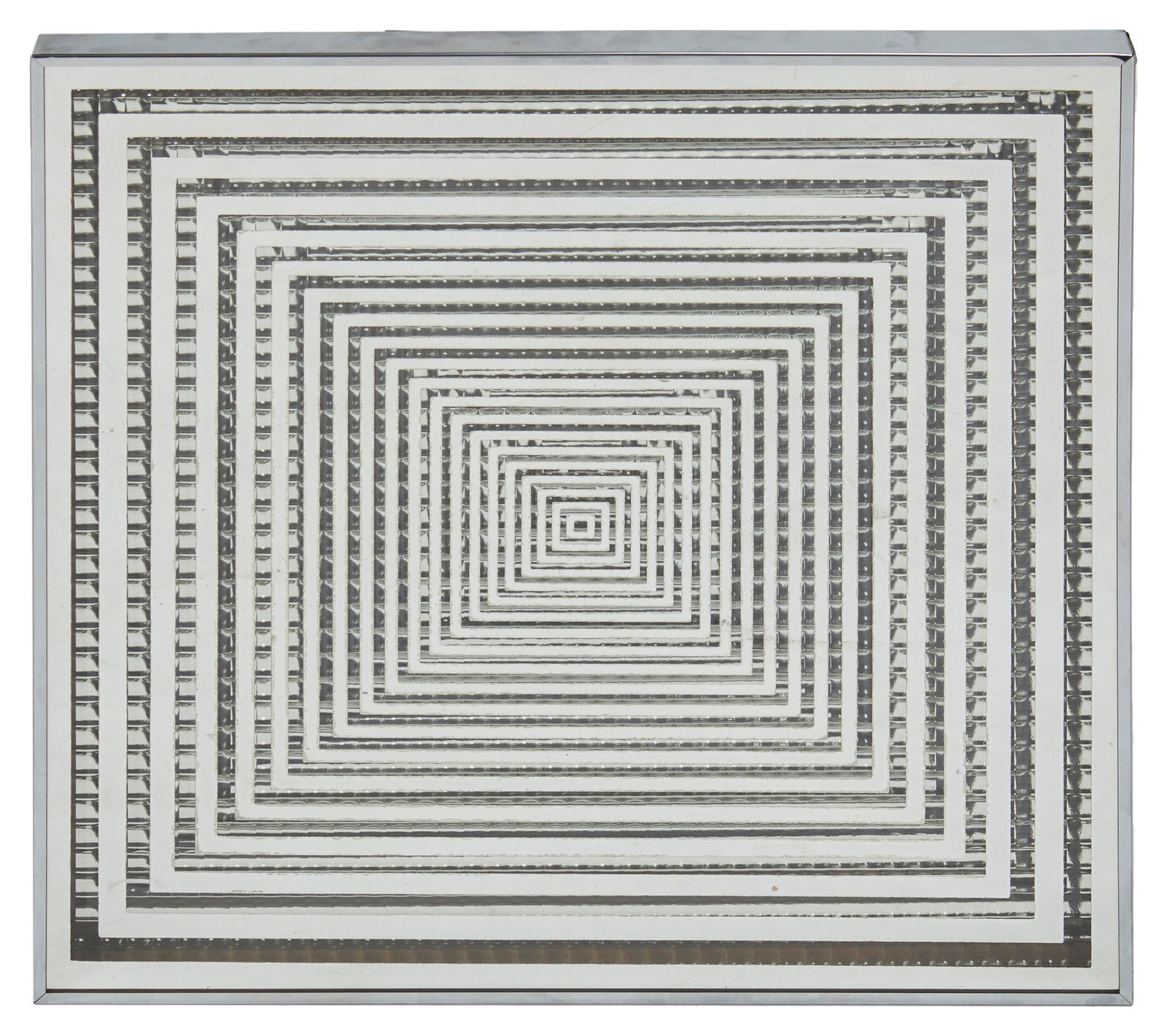 An Op-art-style wall mirror (1 of 3)