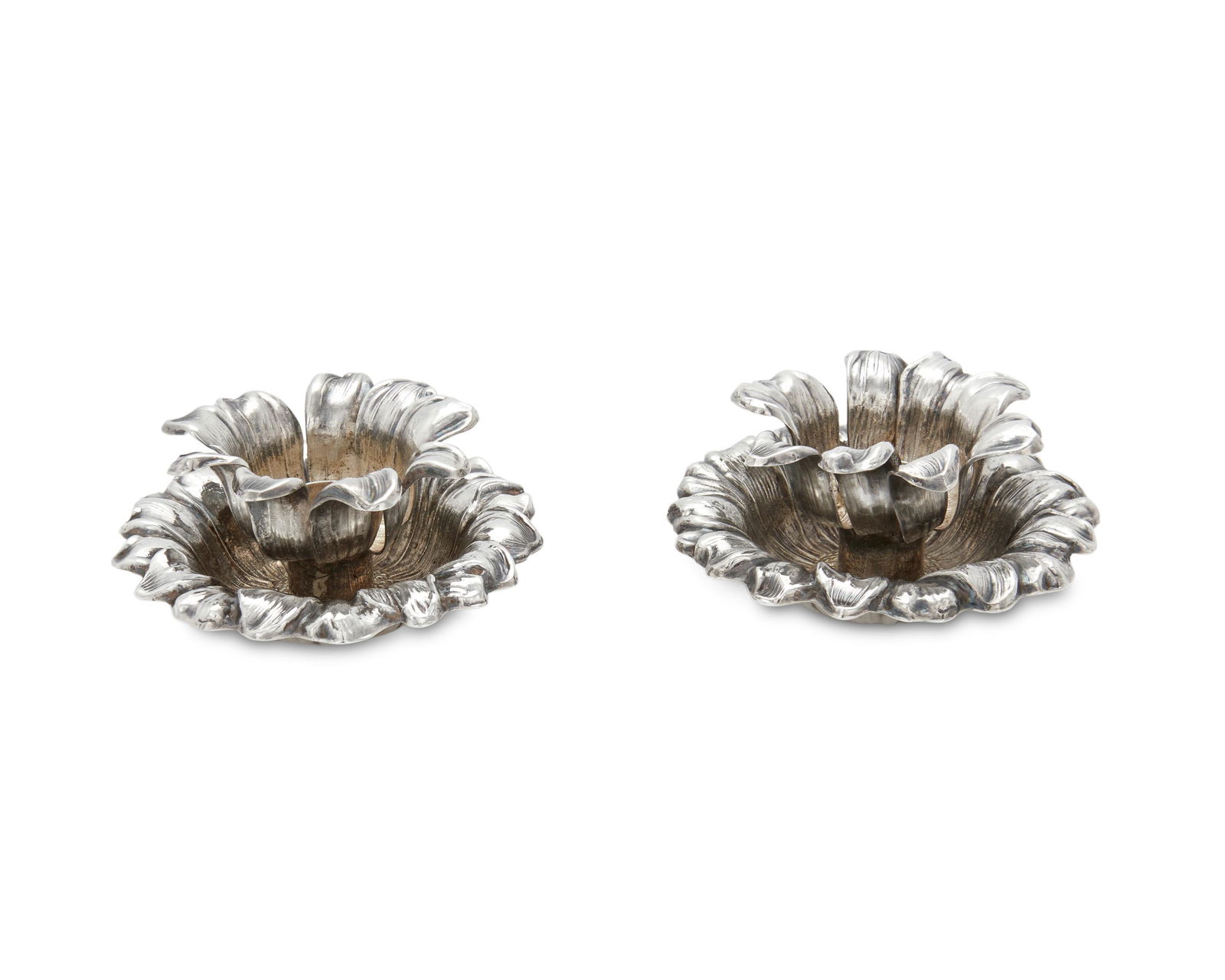 A pair of Tiffany & Co. sterling silver flower (1 of 4)