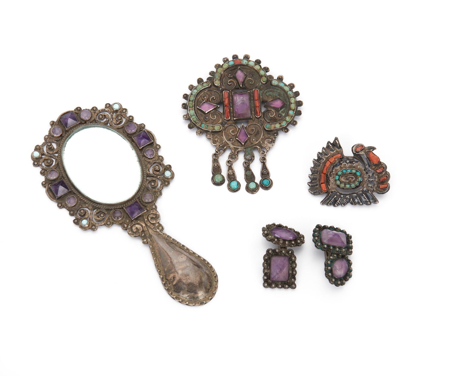 A group of Matl and Mexican jewelry items (1 of 2)