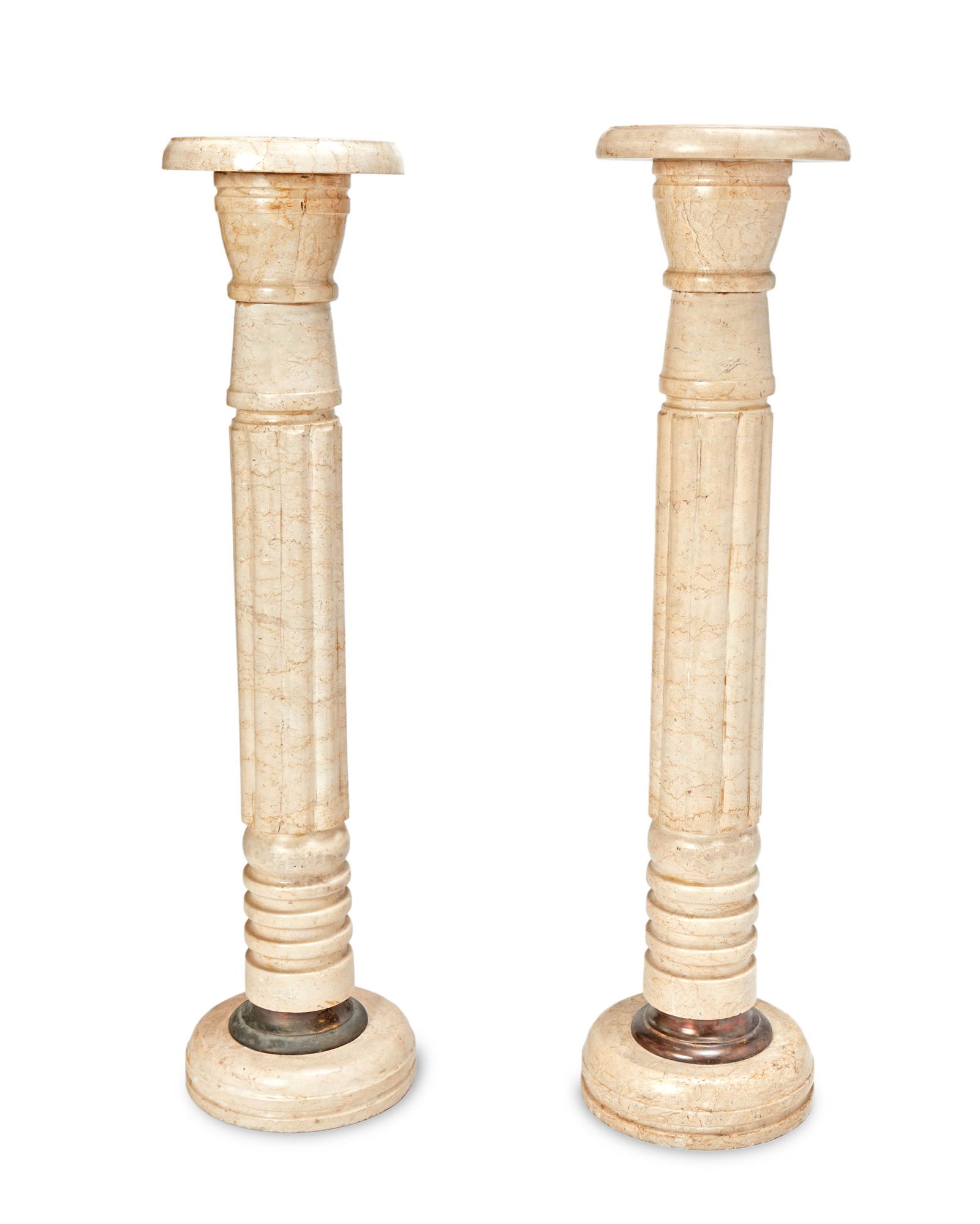 A pair of marble pedestals (1 of 4)