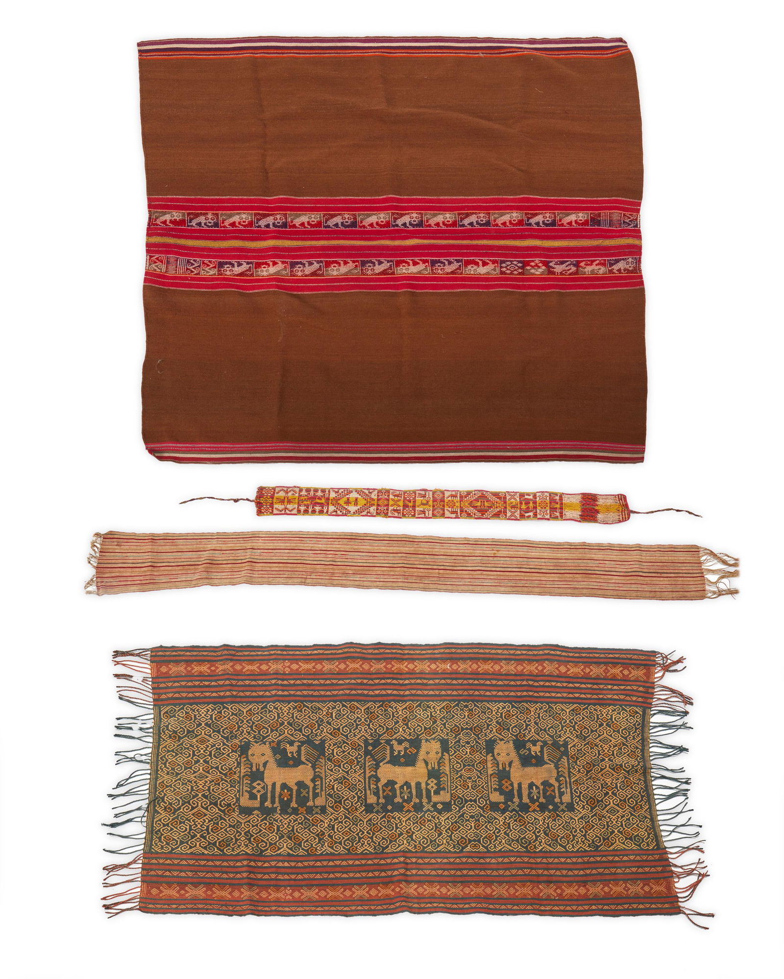 A group of Indonesian and South American textiles (1 of 5)
