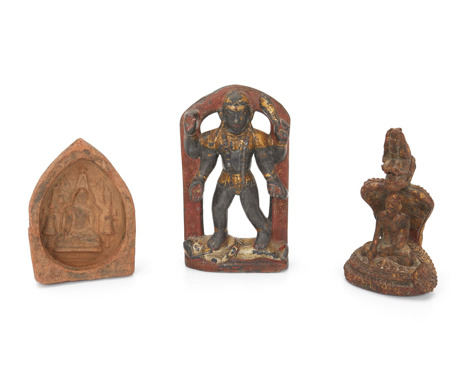 Three South Asian devotional figures (1 of 4)